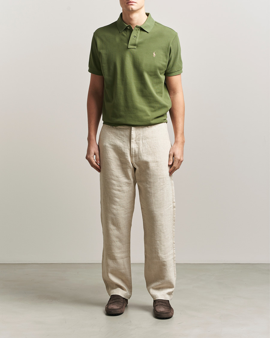 Herr | Pikéer | Polo Ralph Lauren | Custom Slim Fit Polo Supply Olive