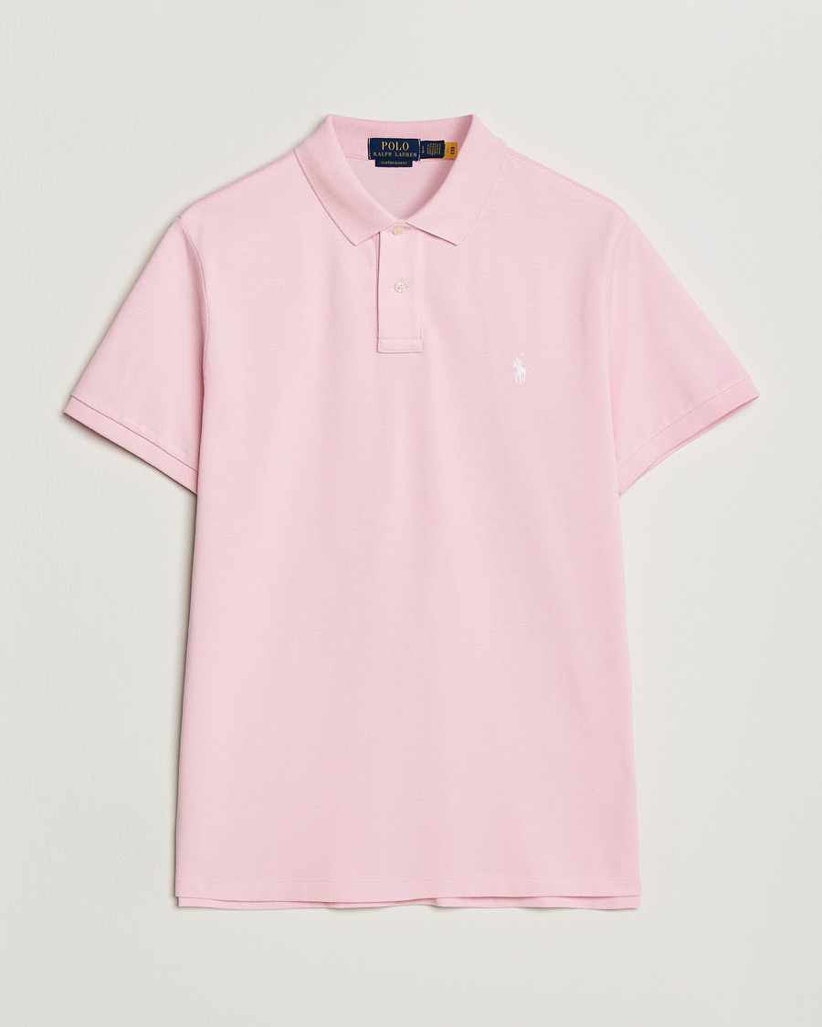 Herr | Pikéer | Polo Ralph Lauren | Custom Slim Fit Polo Garden Pink