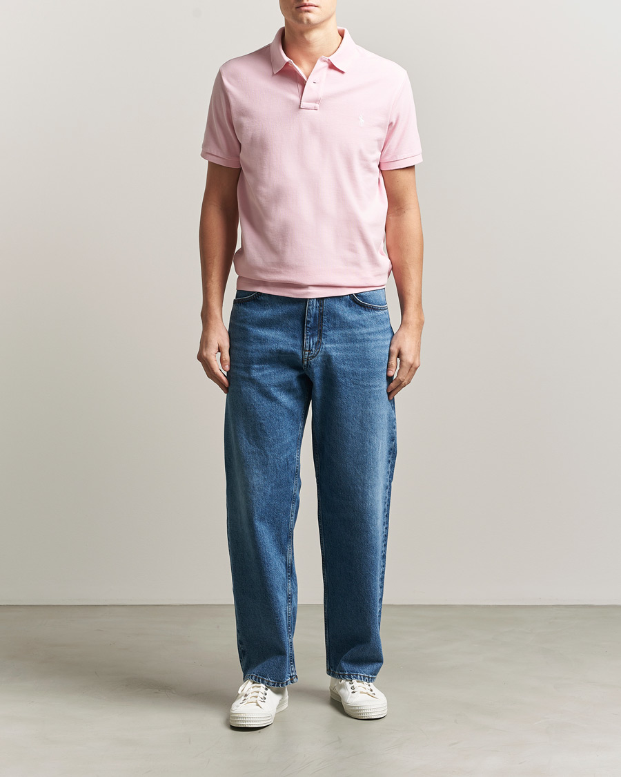 Herr | Pikéer | Polo Ralph Lauren | Custom Slim Fit Polo Garden Pink