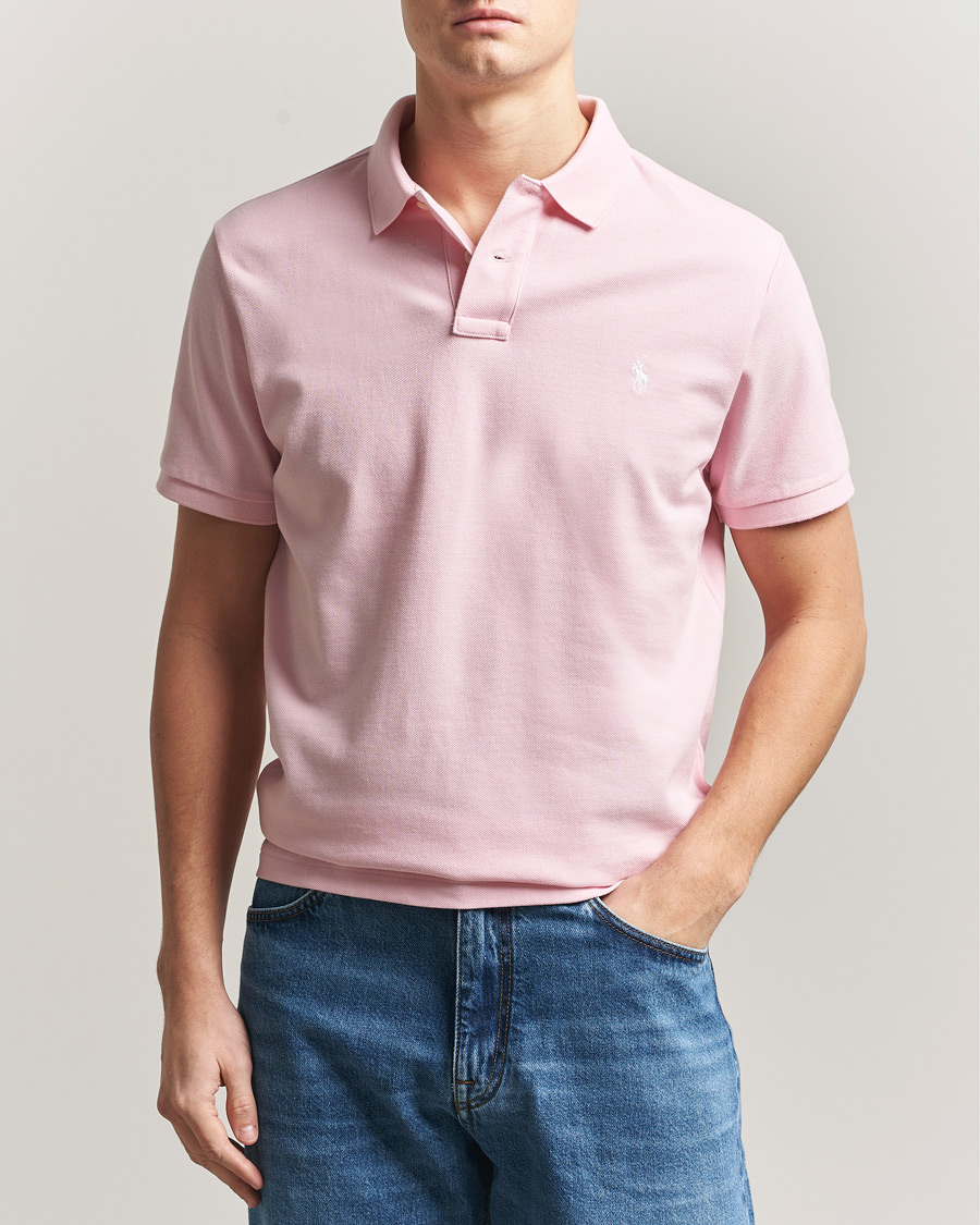 Herr | Pikéer | Polo Ralph Lauren | Custom Slim Fit Polo Garden Pink