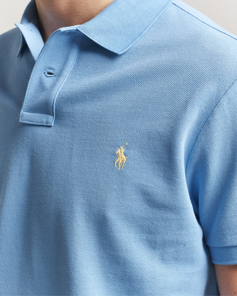 Herr | Pikéer | Polo Ralph Lauren | Custom Slim Fit Polo Bristol Blue