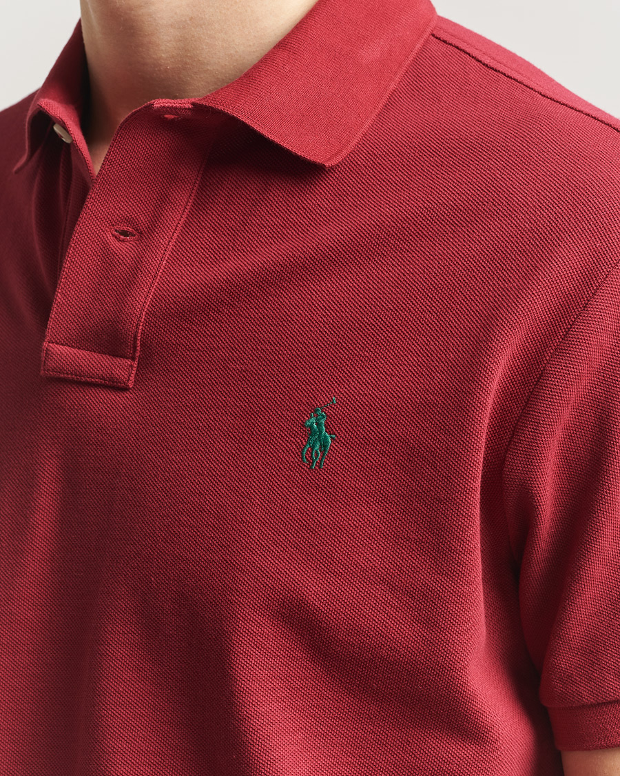 Herr | Pikéer | Polo Ralph Lauren | Custom Slim Fit Polo Heritage Red