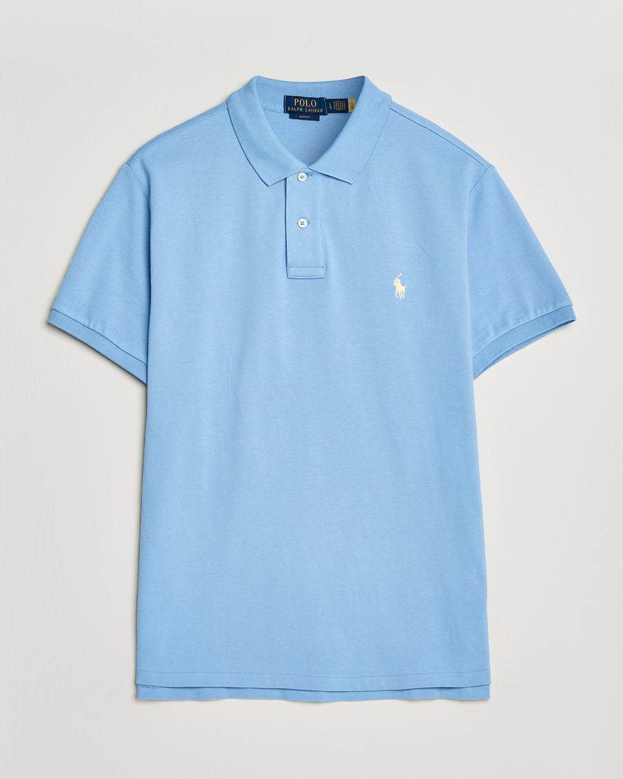 Herr | Pikéer | Polo Ralph Lauren | Slim Fit Polo Bristol Blue