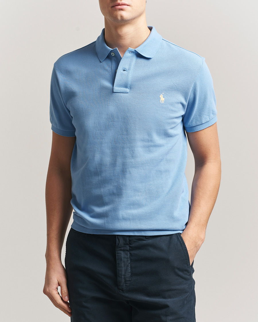 Herr | Pikéer | Polo Ralph Lauren | Slim Fit Polo Bristol Blue