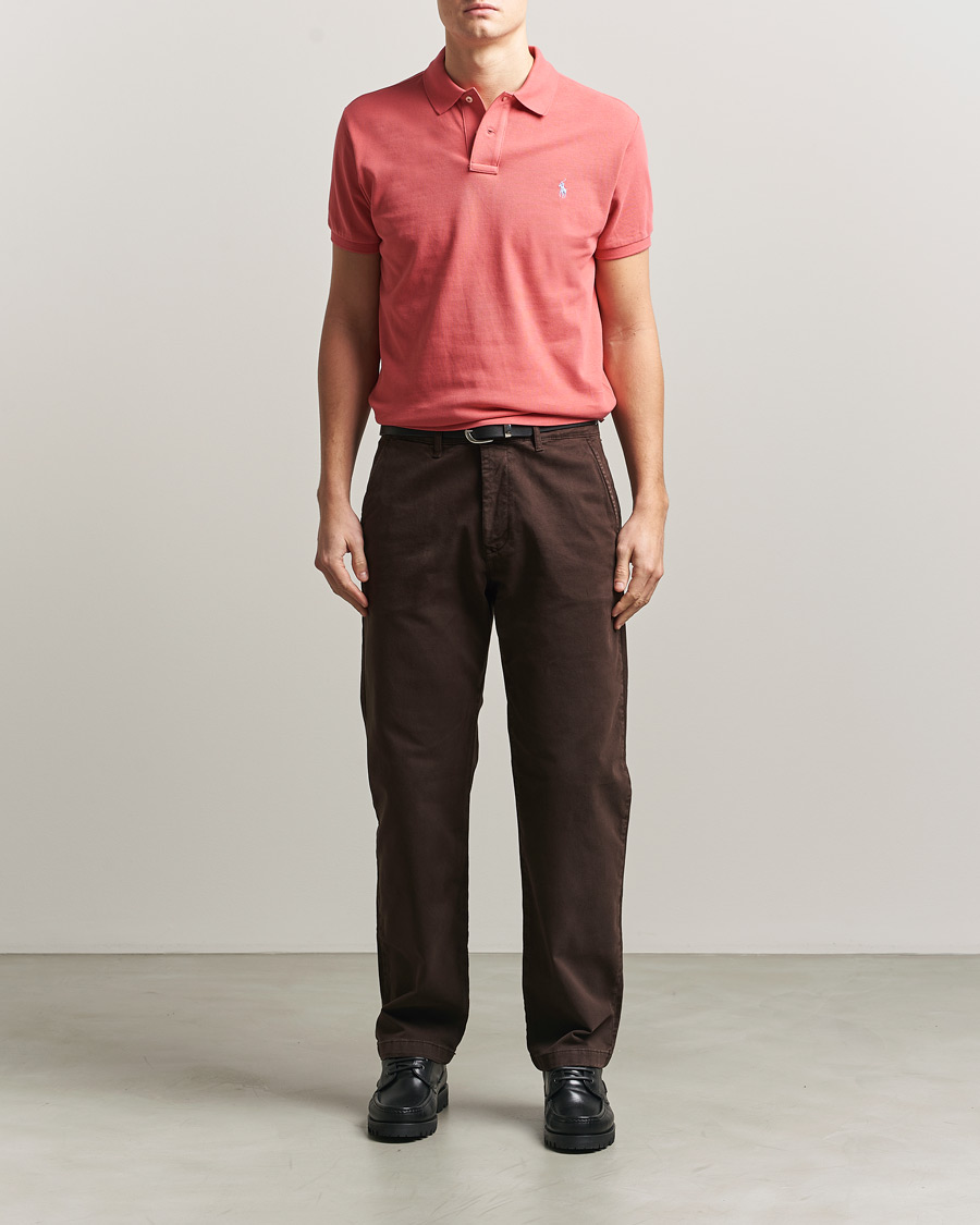 Herr | Pikéer | Polo Ralph Lauren | Slim Fit Polo Red Sky