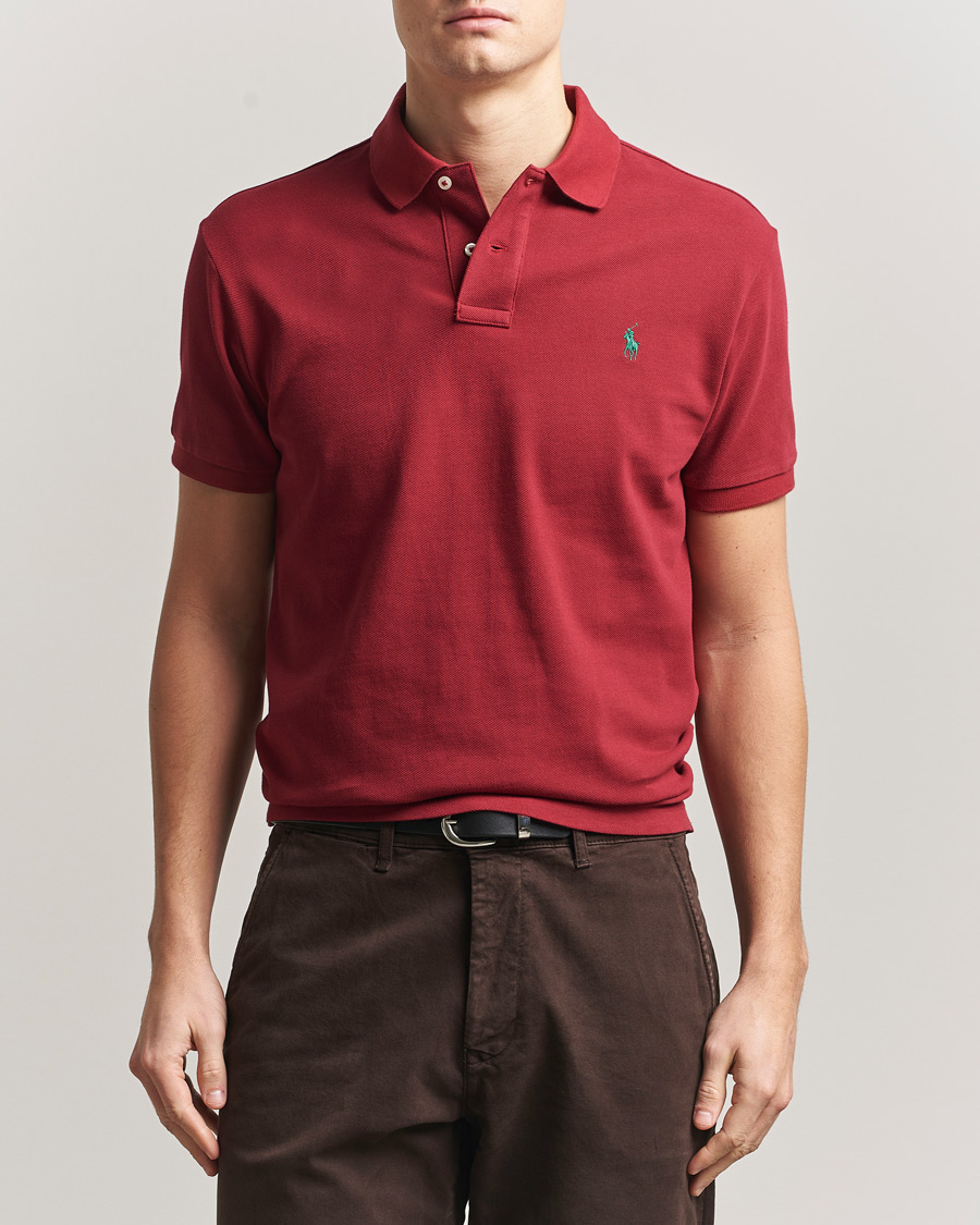 Herr | Pikéer | Polo Ralph Lauren | Slim Fit Polo Heritage Red