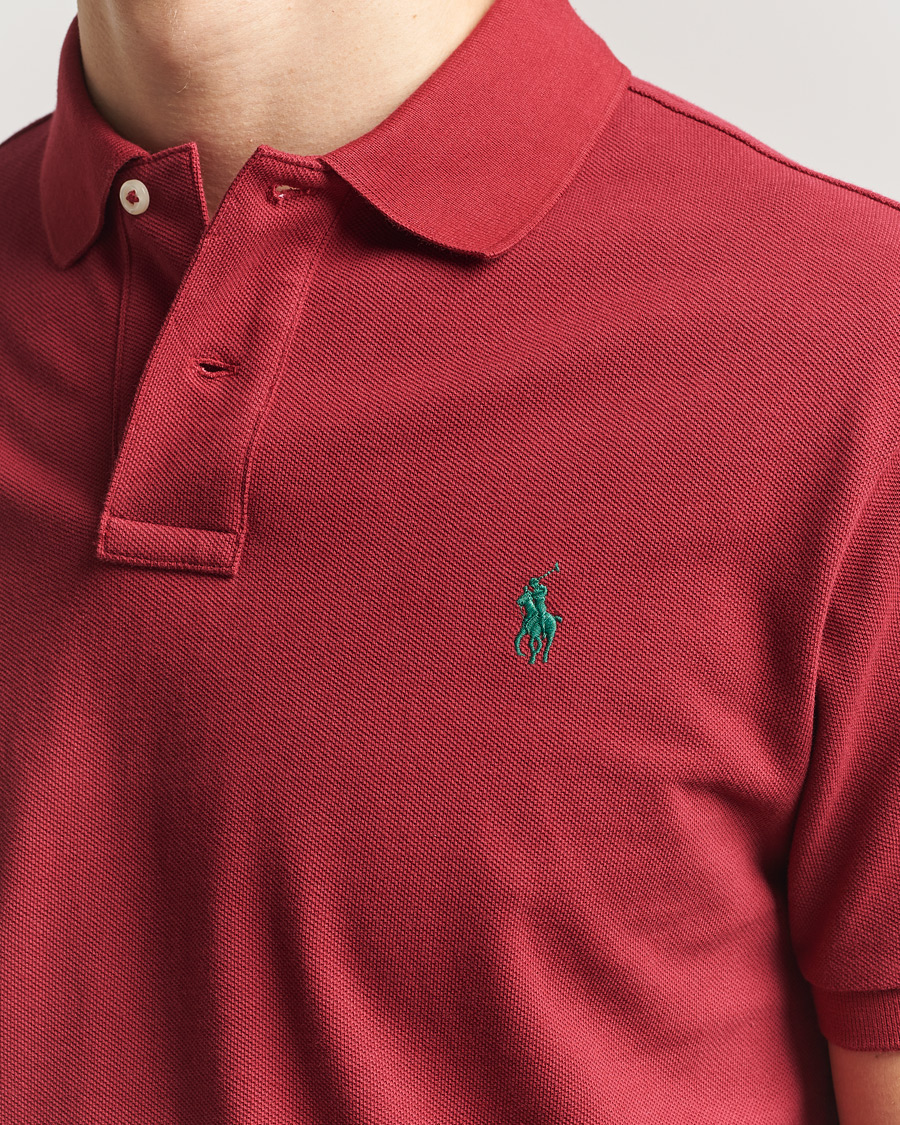 Herr | Pikéer | Polo Ralph Lauren | Slim Fit Polo Heritage Red