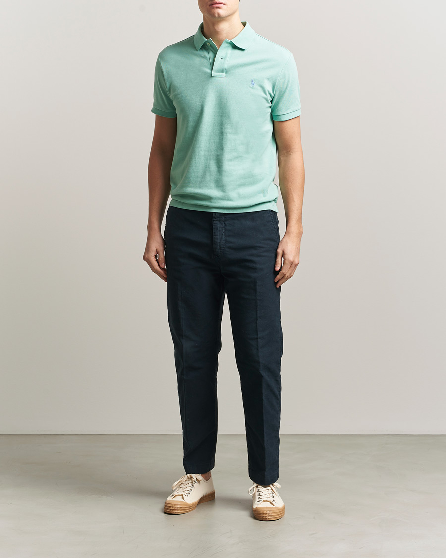 Herr | Pikéer | Polo Ralph Lauren | Slim Fit Polo Celadon