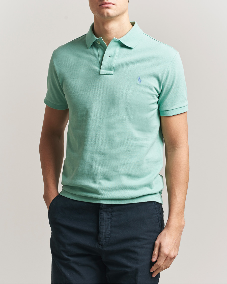 Herr | Pikéer | Polo Ralph Lauren | Slim Fit Polo Celadon