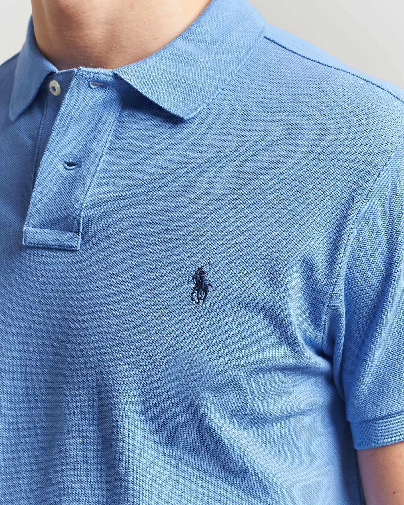 Herr | Pikéer | Polo Ralph Lauren | Slim Fit Polo Harbour Island Blue