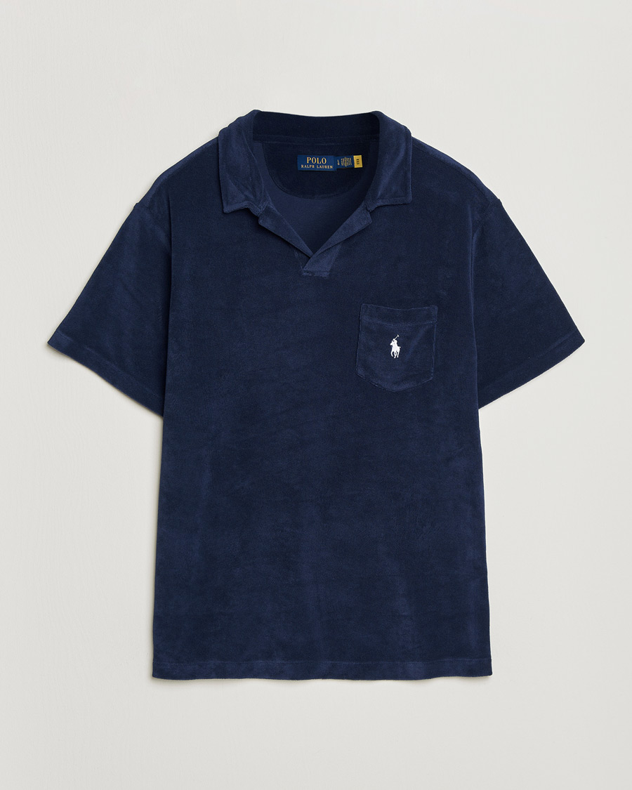 Herr | Pikéer | Polo Ralph Lauren | Cotton Terry Polo Newport Navy