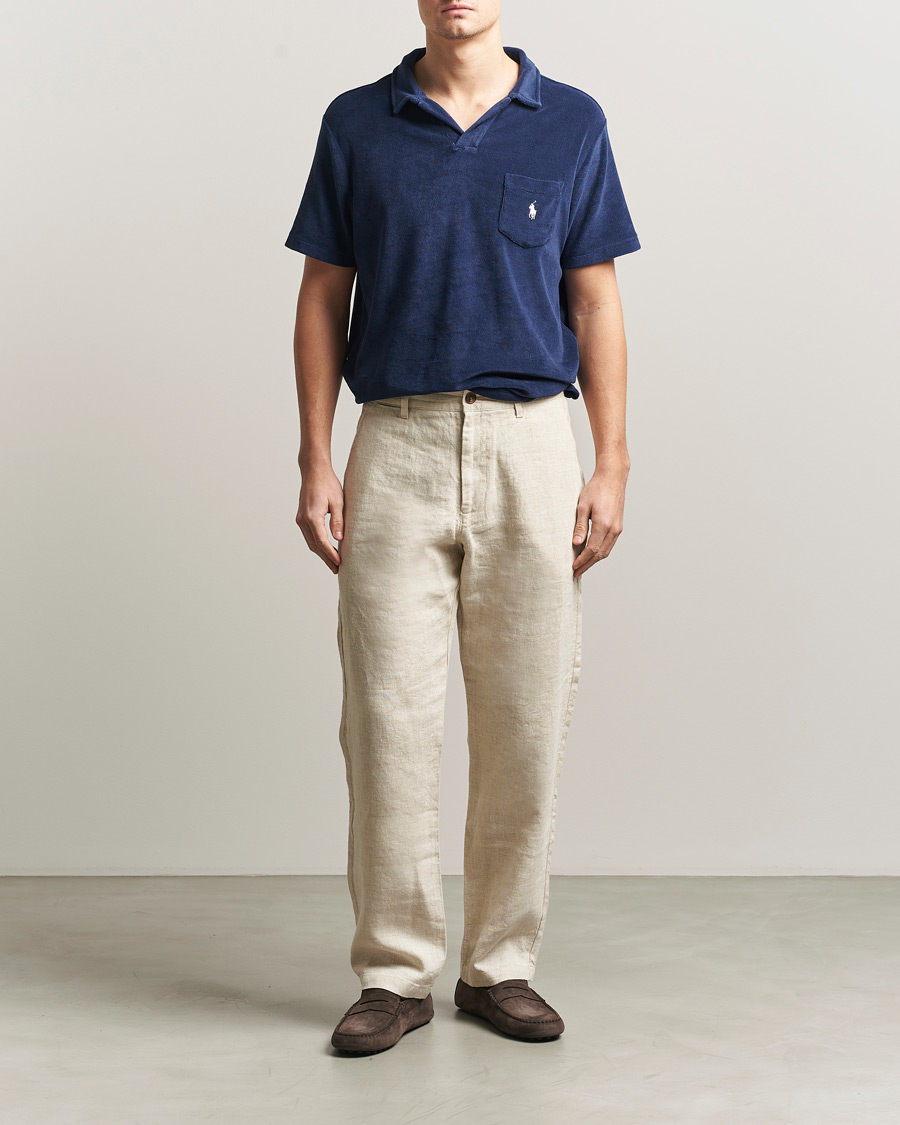 Herr | Pikéer | Polo Ralph Lauren | Cotton Terry Polo Newport Navy
