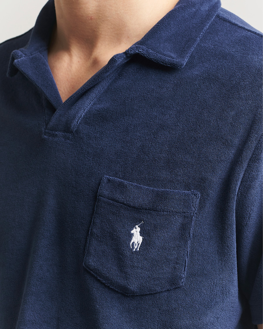 Herr | Pikéer | Polo Ralph Lauren | Cotton Terry Polo Newport Navy