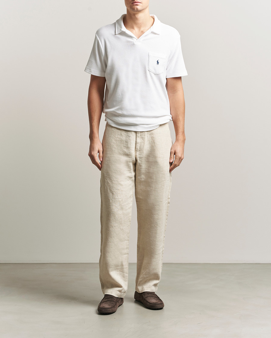 Herr | Pikéer | Polo Ralph Lauren | Cotton Terry Polo White