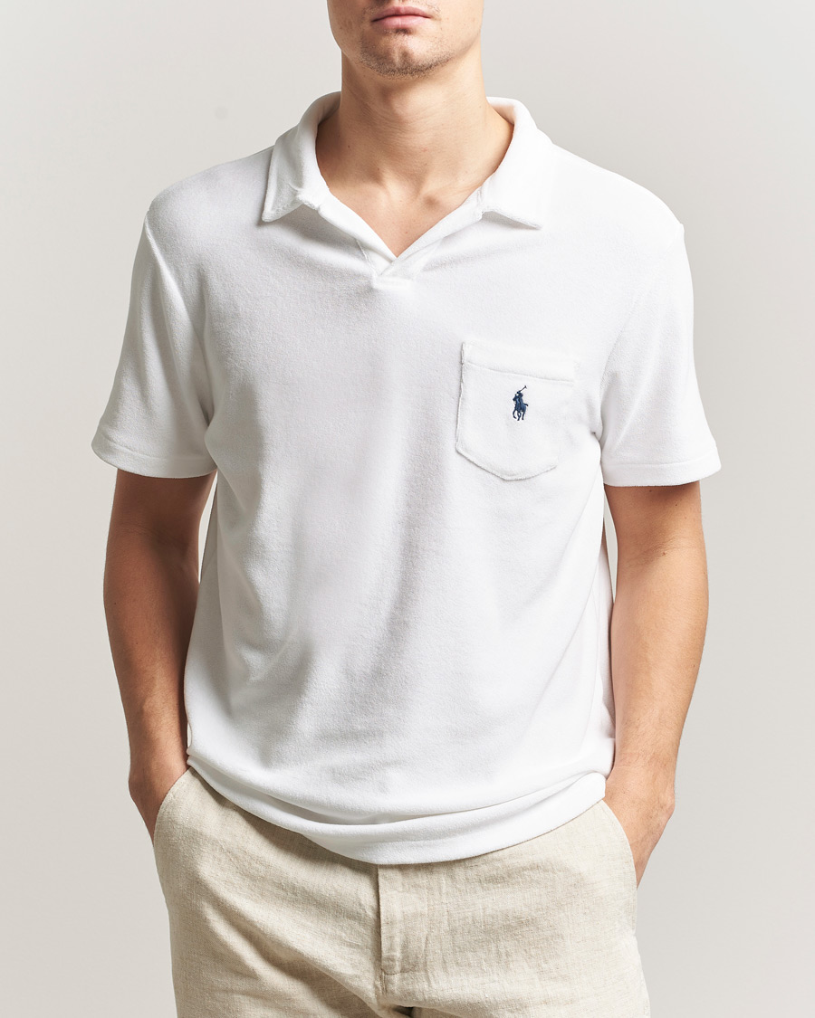 Herr | Pikéer | Polo Ralph Lauren | Cotton Terry Polo White