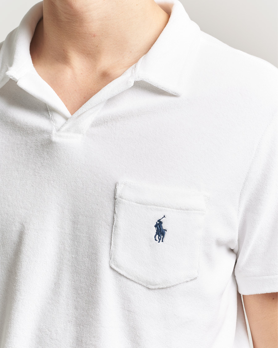 Herr | Pikéer | Polo Ralph Lauren | Cotton Terry Polo White