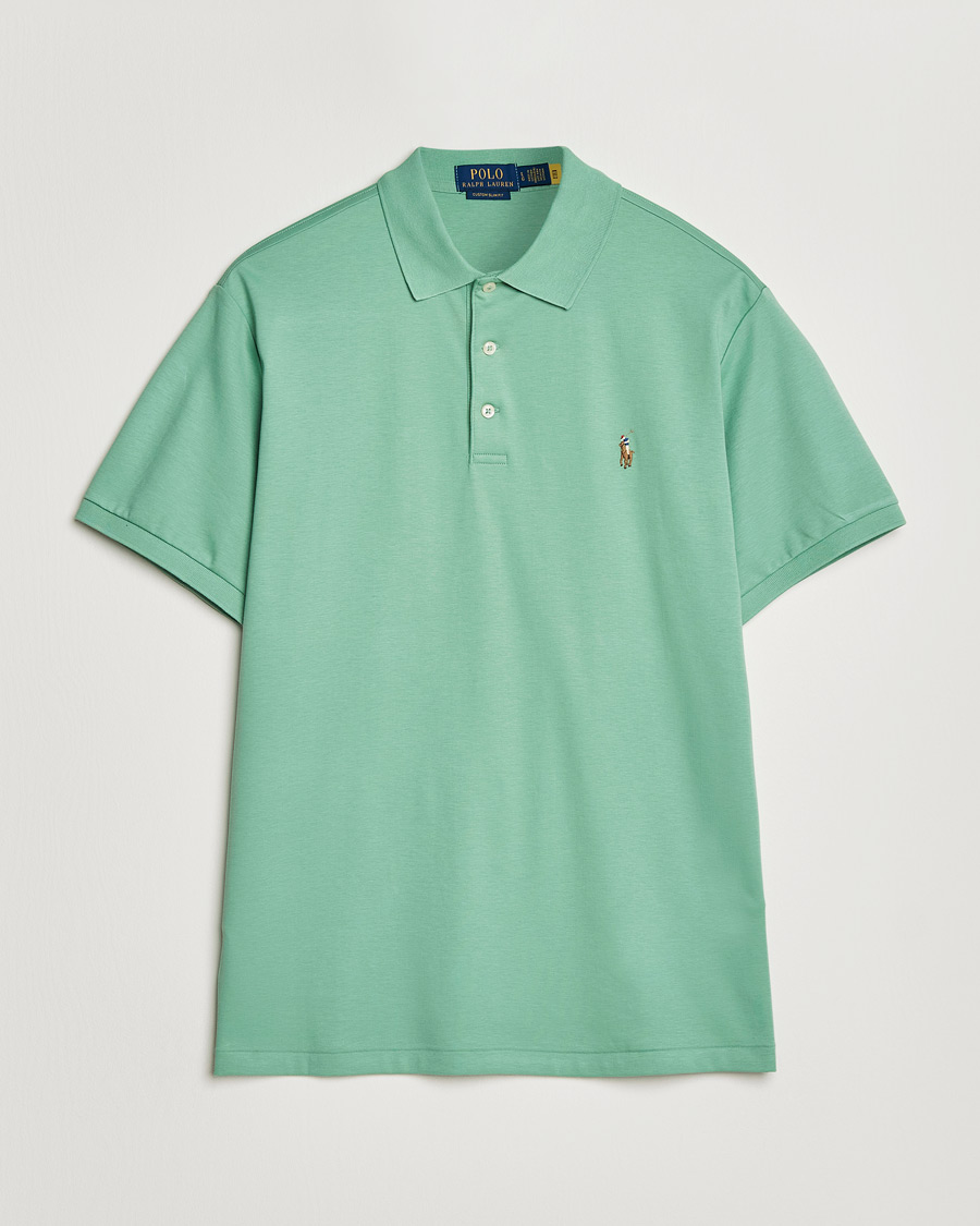 Herr | Pikéer | Polo Ralph Lauren | Luxury Pima Cotton Polo Faded Mint