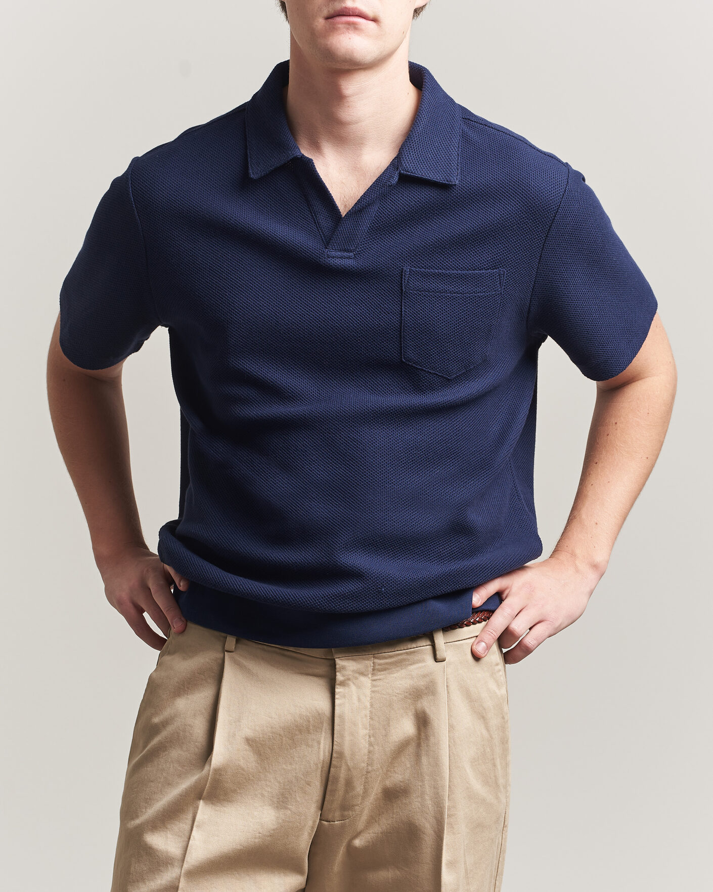 Herr | Pikéer | Polo Ralph Lauren | Knitted Polo Cruise Navy