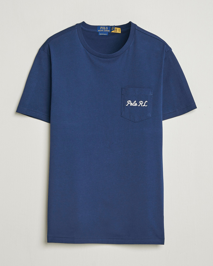 Herr | T-Shirts | Polo Ralph Lauren | Jersey Bear T-Shirt Newport Navy
