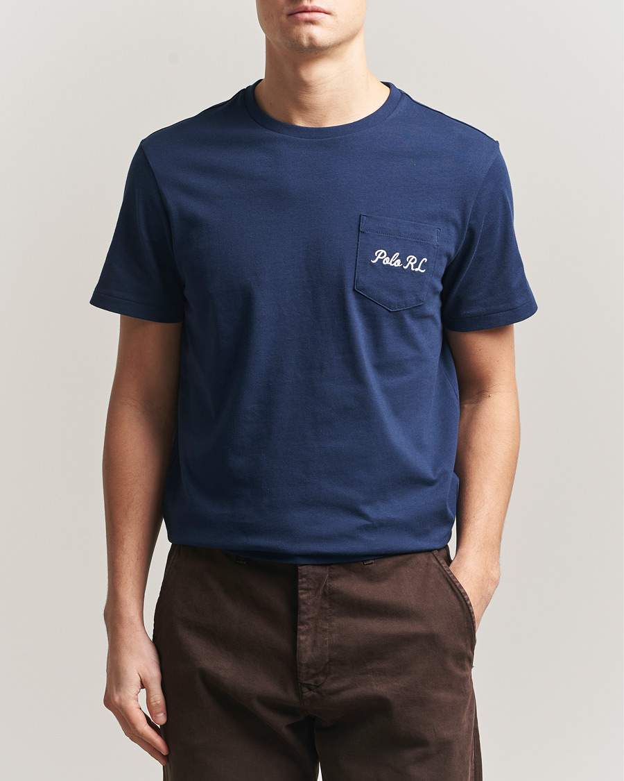 Herr | T-Shirts | Polo Ralph Lauren | Jersey Bear T-Shirt Newport Navy