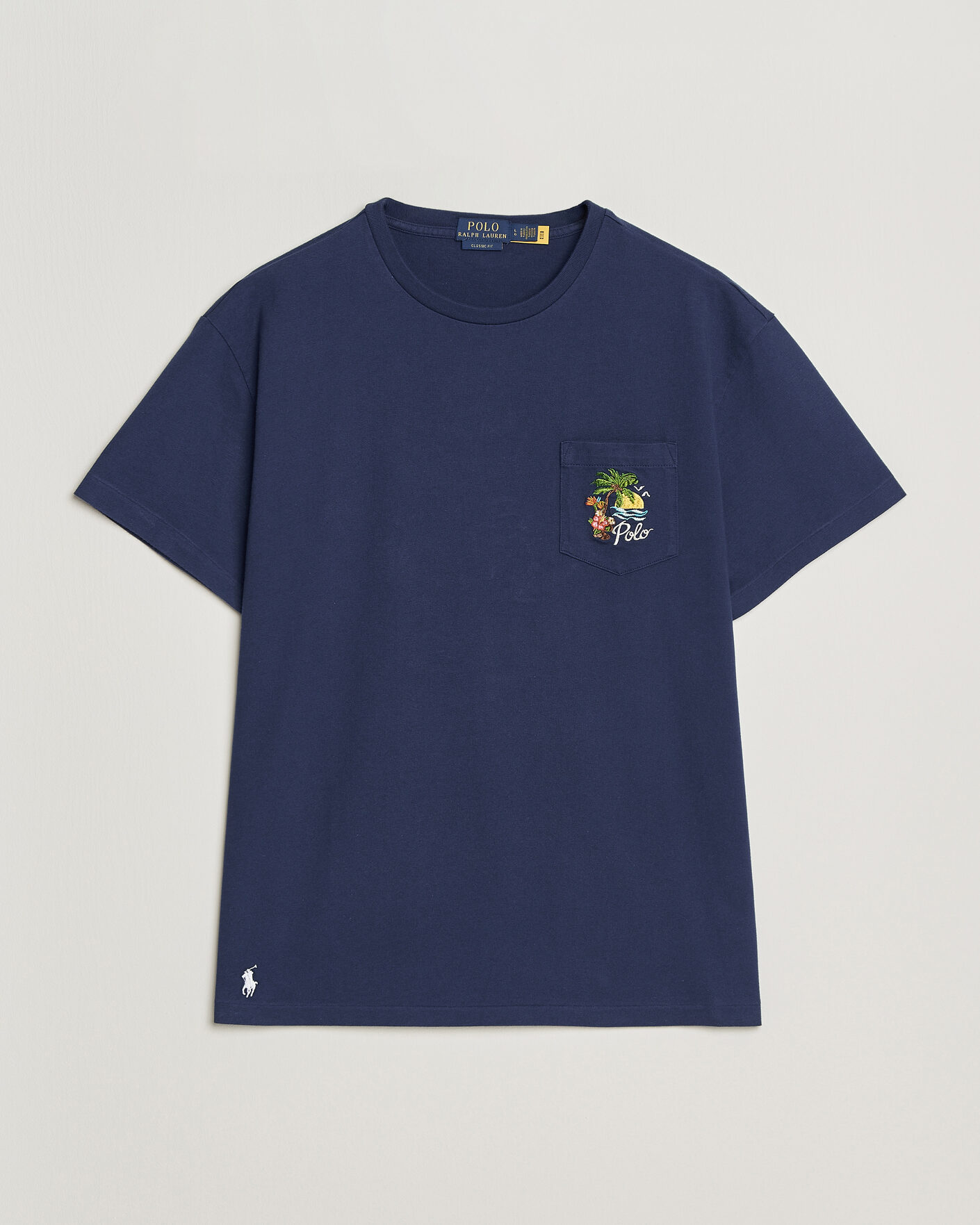 Herr | T-Shirts | Polo Ralph Lauren | Jersey Printed T-Shirt Dark Cobalt