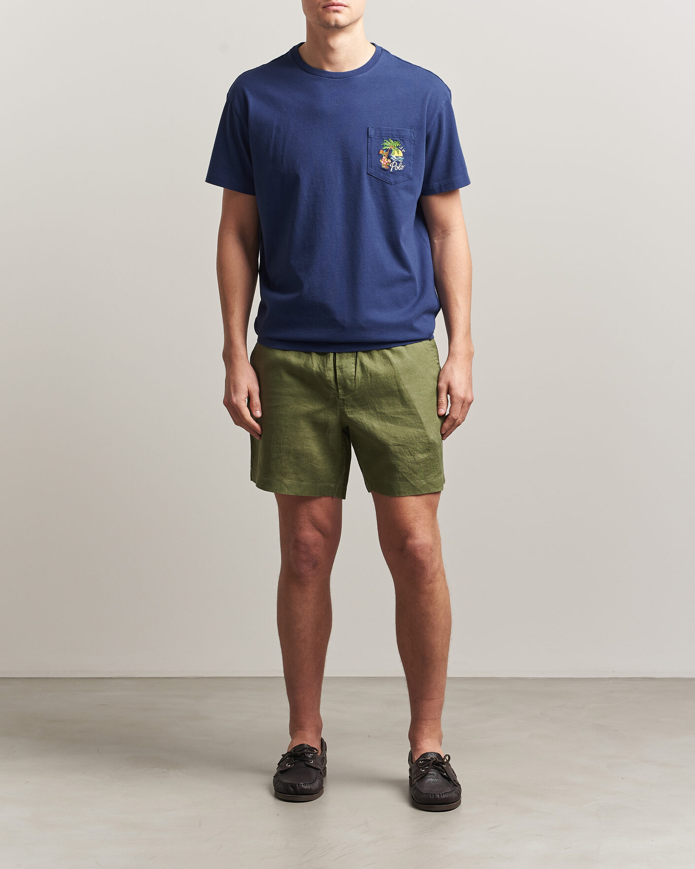 Herr | T-Shirts | Polo Ralph Lauren | Jersey Printed T-Shirt Dark Cobalt