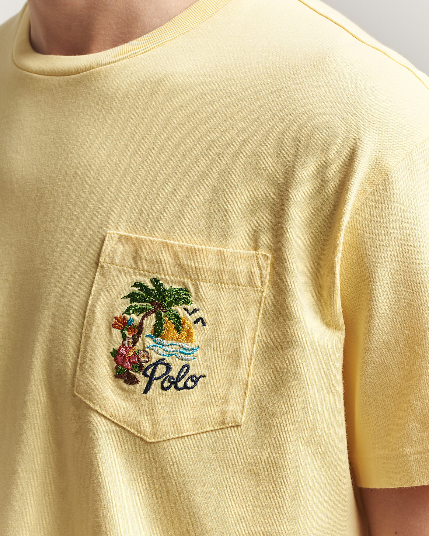Herr | T-Shirts | Polo Ralph Lauren | Jersey Printed T-Shirt Resort Gold