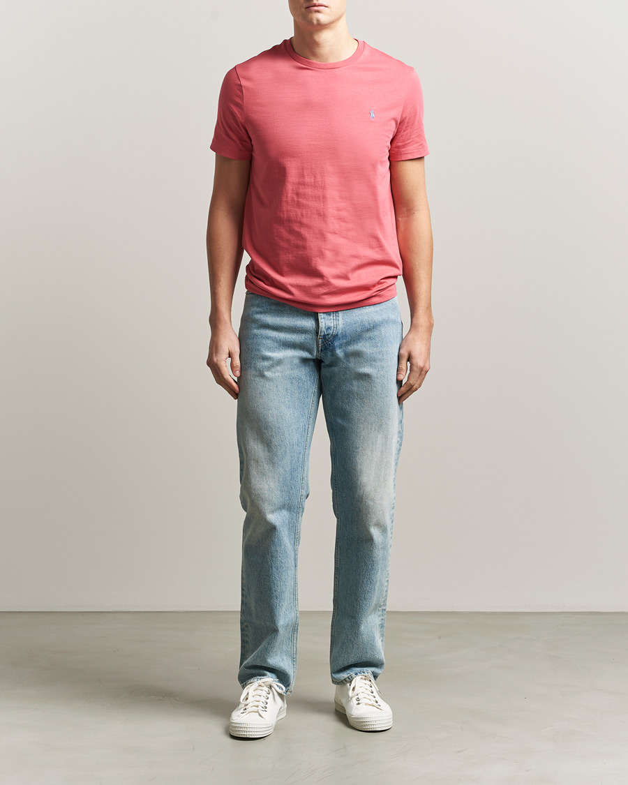 Herr | T-Shirts | Polo Ralph Lauren | Crew Neck T-Shirt Red Sky