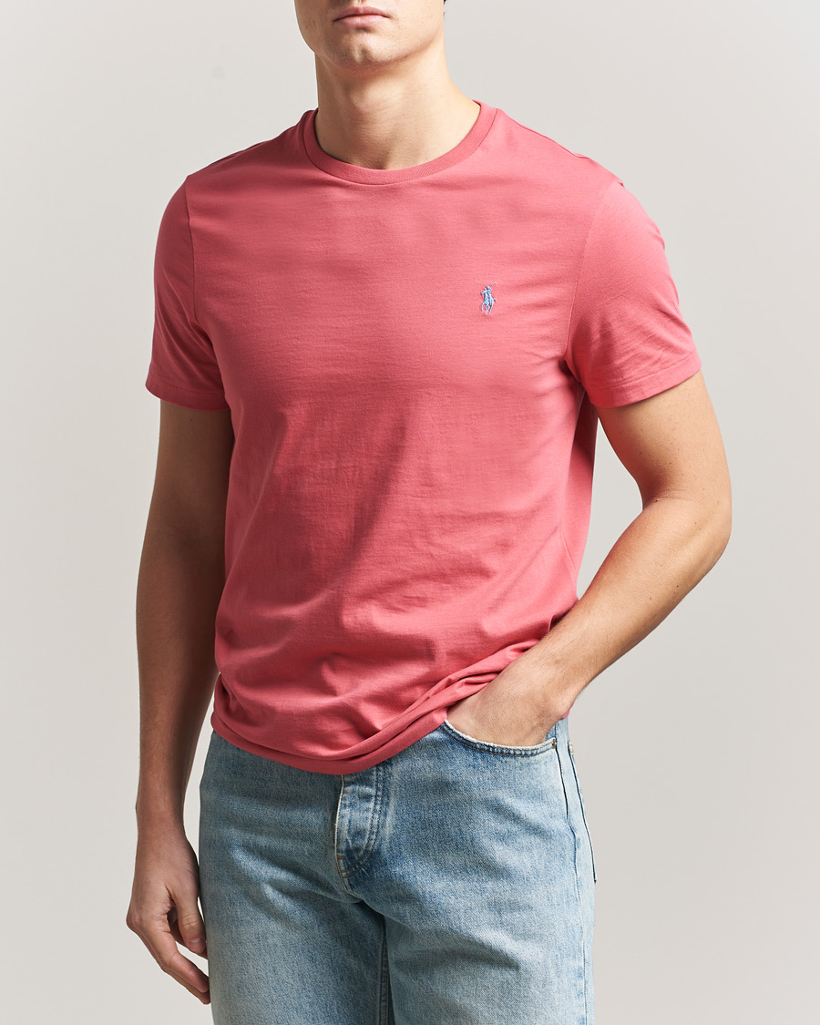 Herr | T-Shirts | Polo Ralph Lauren | Crew Neck T-Shirt Red Sky