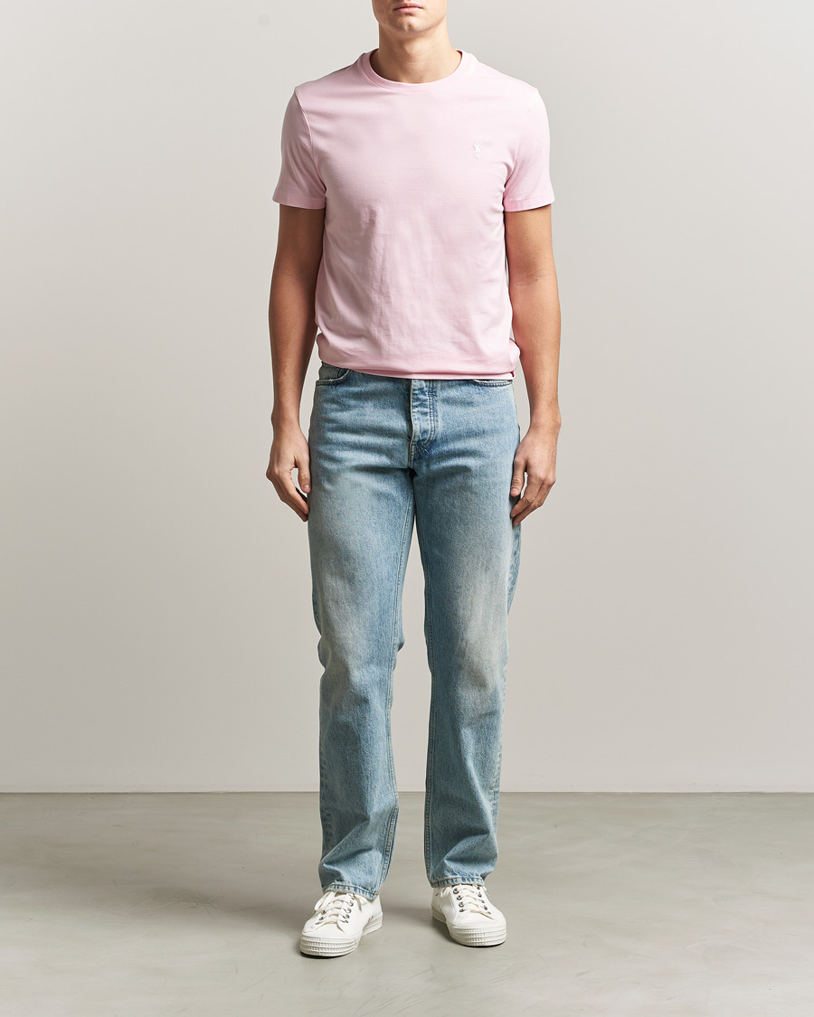 Herr | T-Shirts | Polo Ralph Lauren | Crew Neck T-Shirt Garden Pink