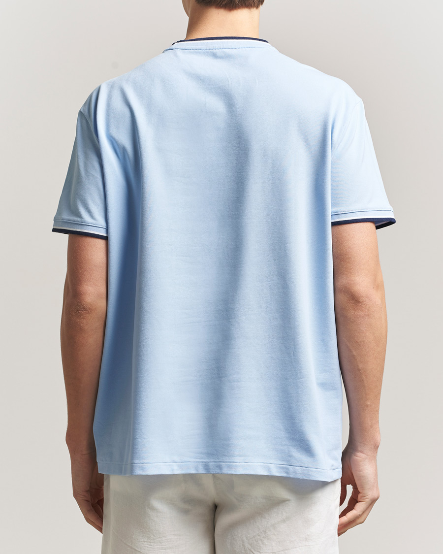 Herr | T-Shirts | Polo Ralph Lauren | Mesh Polo T-Shirt Office Blue