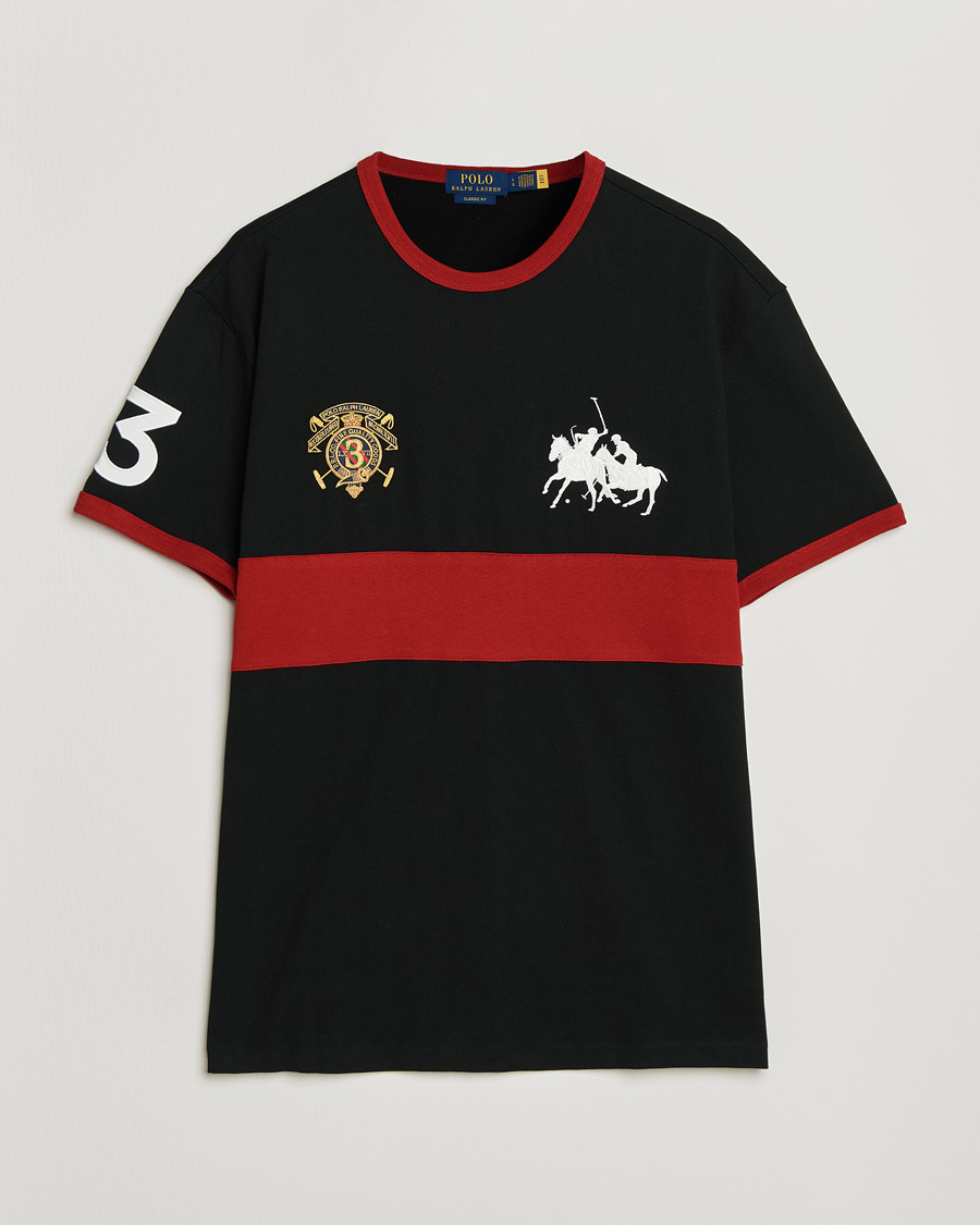 Herr | T-Shirts | Polo Ralph Lauren | Jersey Logo T-Shirt Polo Black/Sweet Tomato