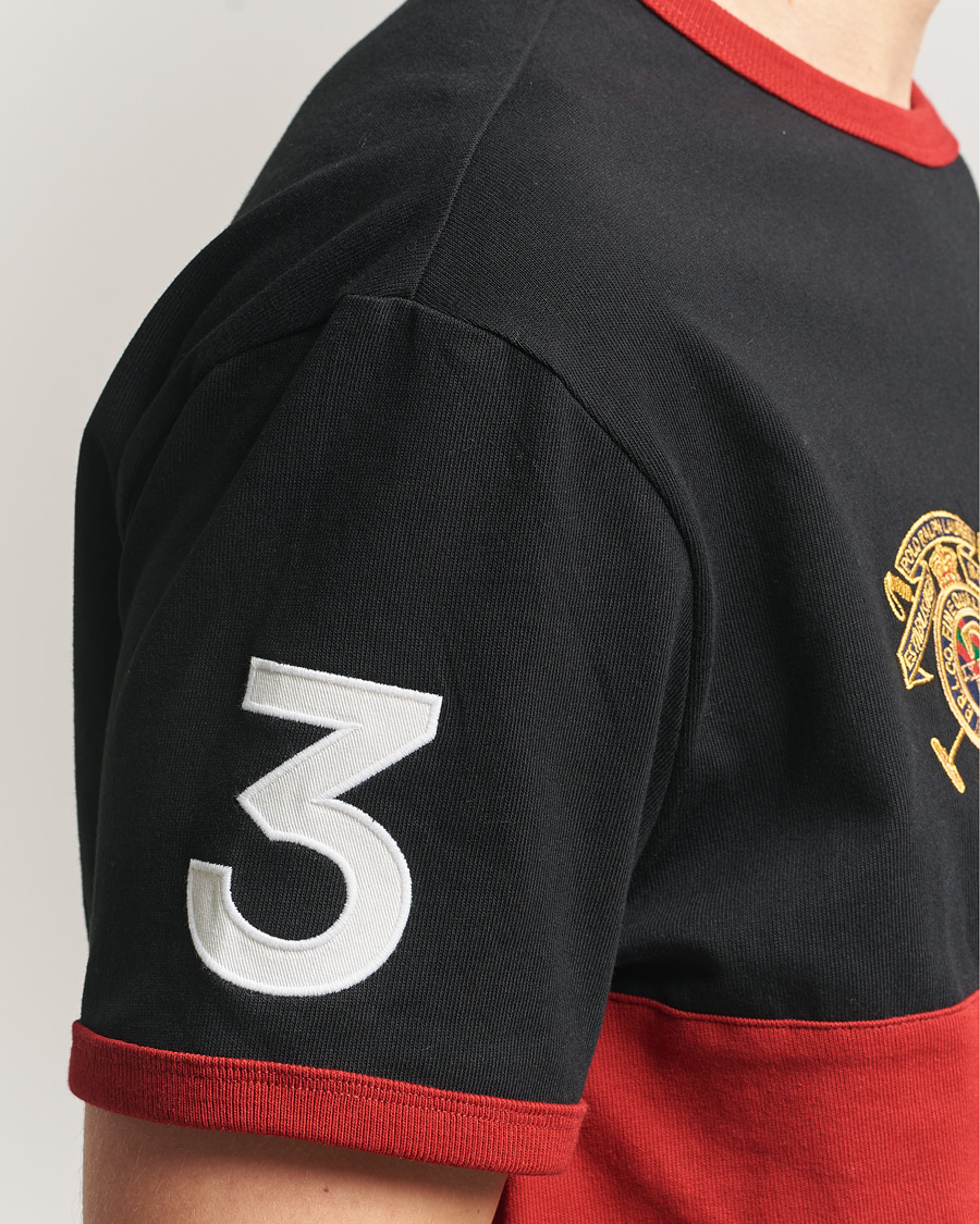 Herr | T-Shirts | Polo Ralph Lauren | Jersey Logo T-Shirt Polo Black/Sweet Tomato