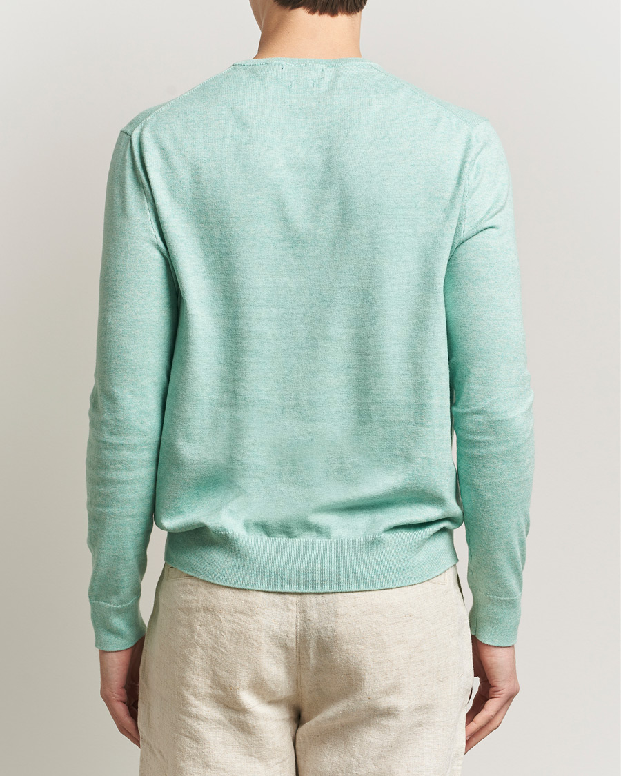 Herr | Tröjor | Polo Ralph Lauren | Cotton Crew Neck Sweater Green Heather