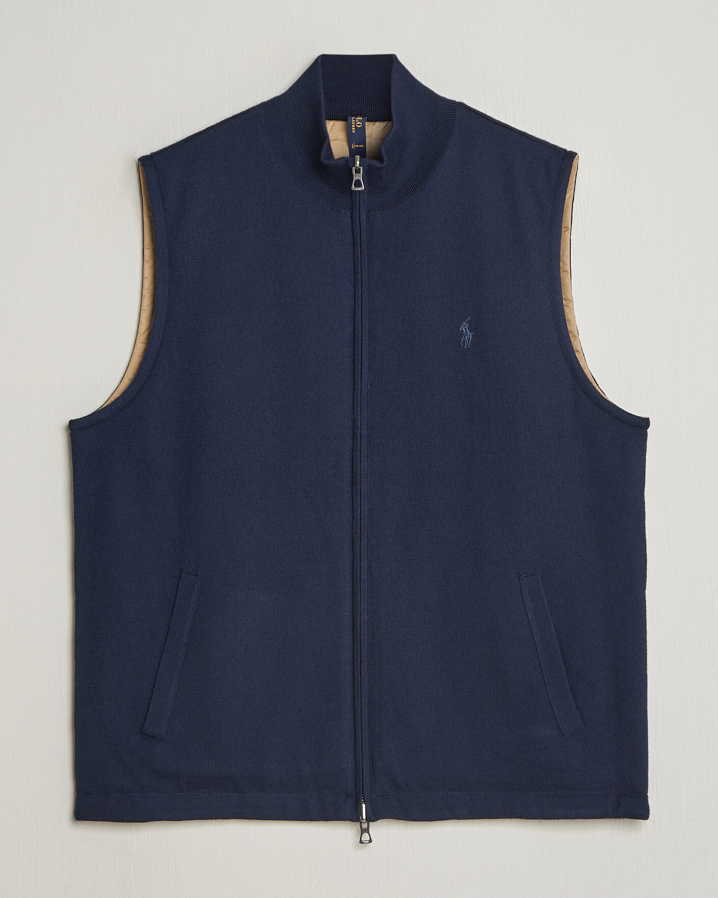 Herr | Tröjor | Polo Ralph Lauren | Wool Blend Vest Navy Combo
