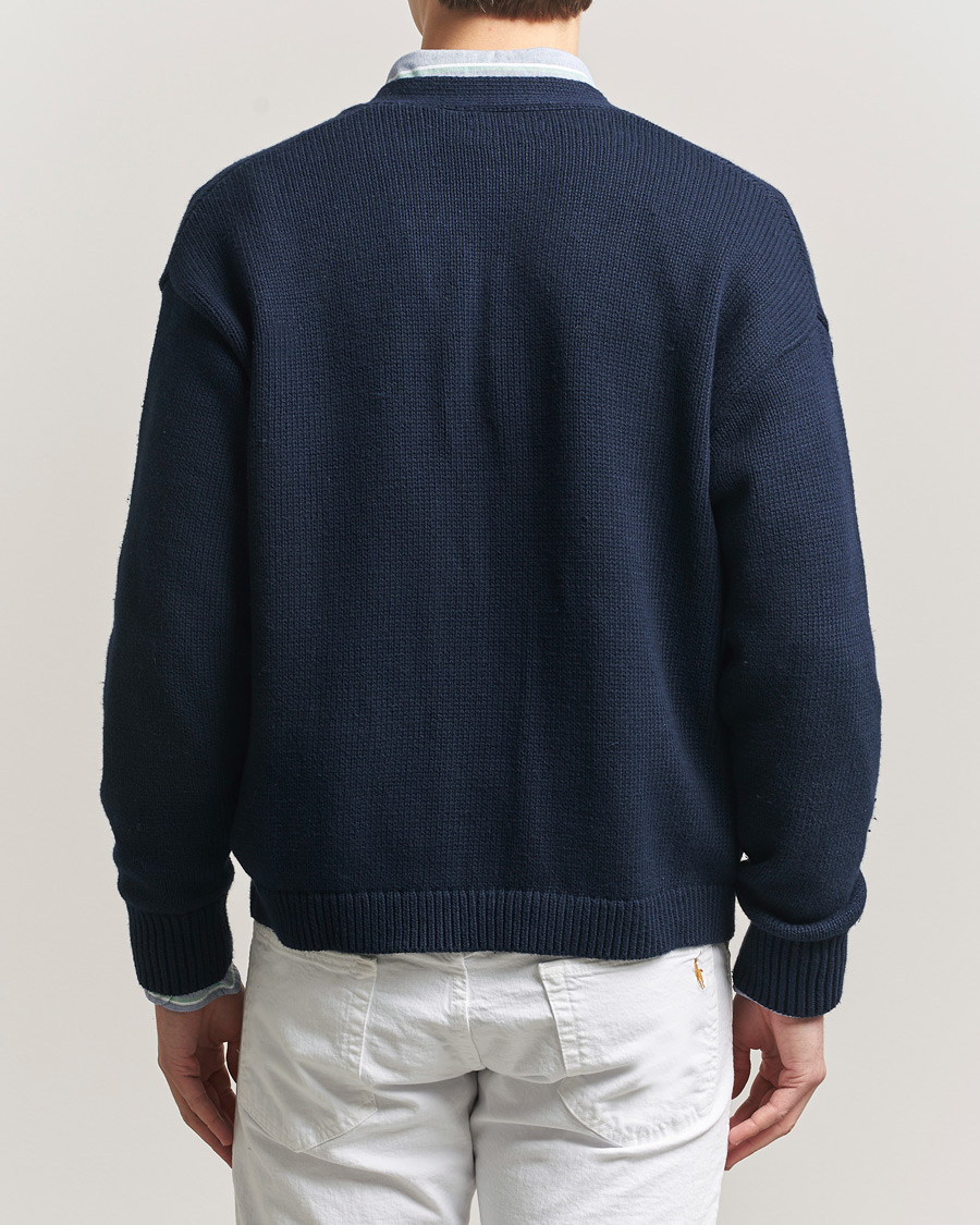 Herr | Tröjor | Polo Ralph Lauren | Cotton Cardigan Hunter Navy