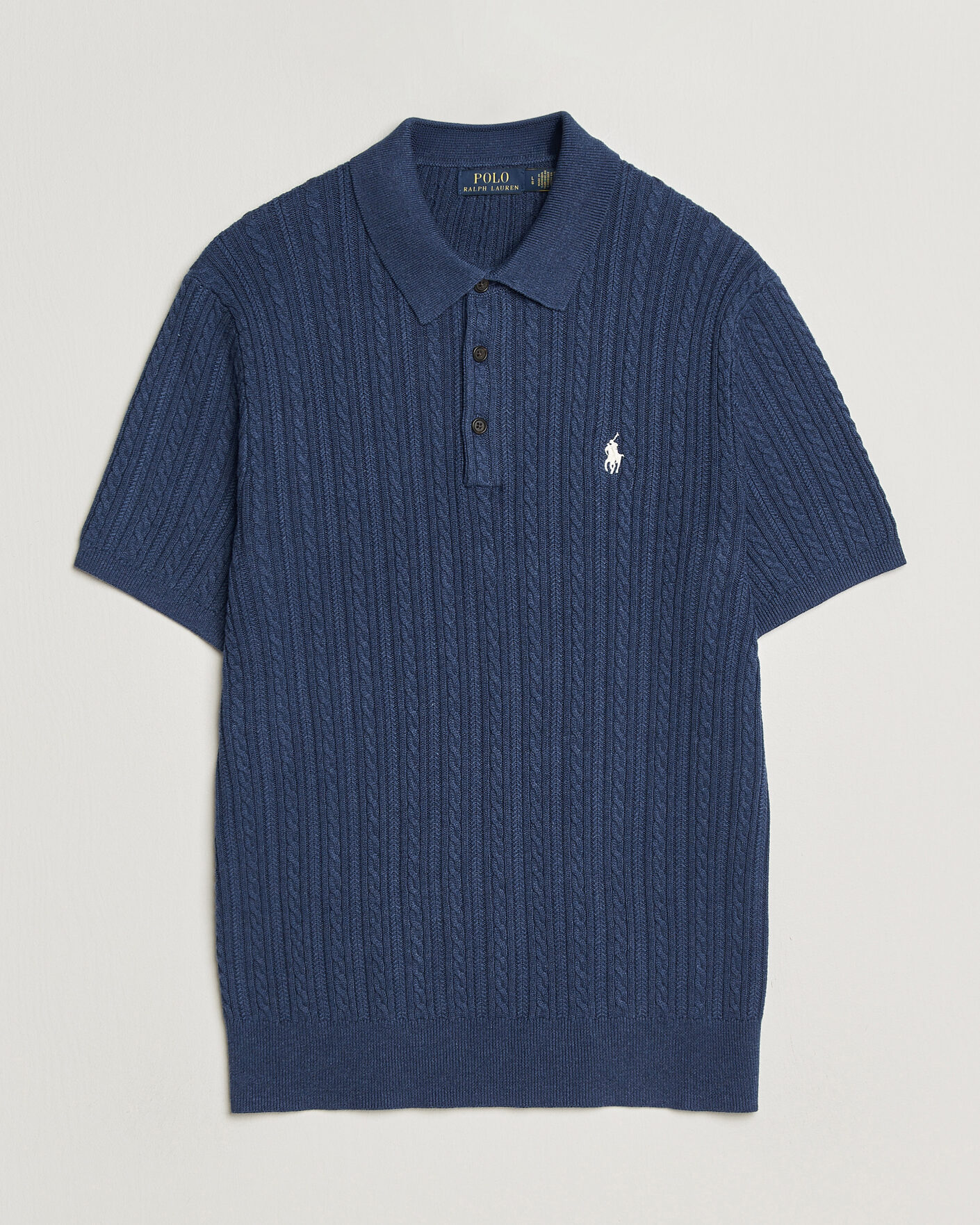 Herr | Pikéer | Polo Ralph Lauren | Cotton Polo Rustic Navy Heather