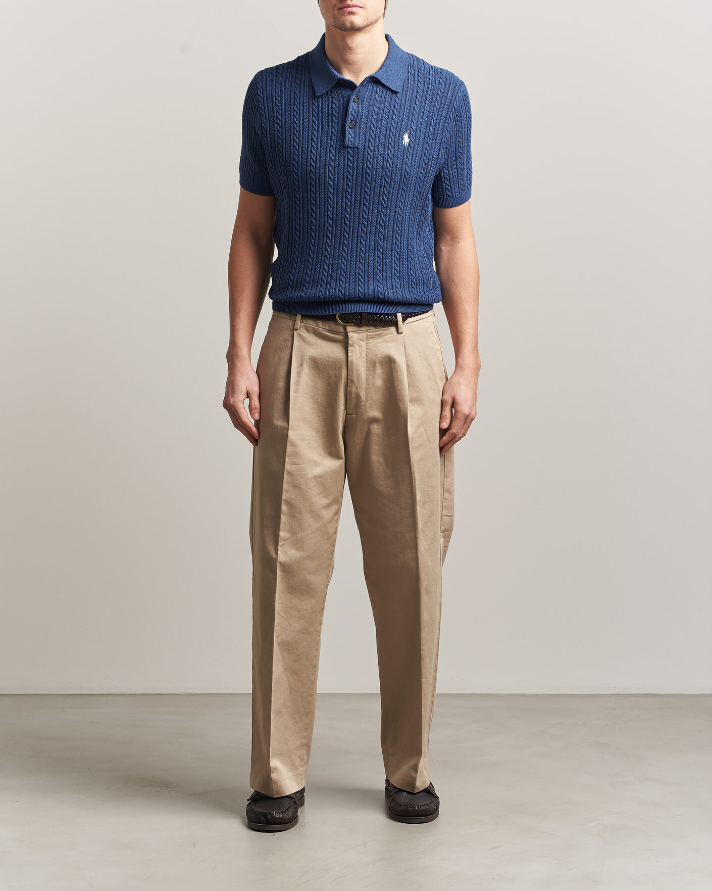 Herr | Pikéer | Polo Ralph Lauren | Cotton Polo Rustic Navy Heather