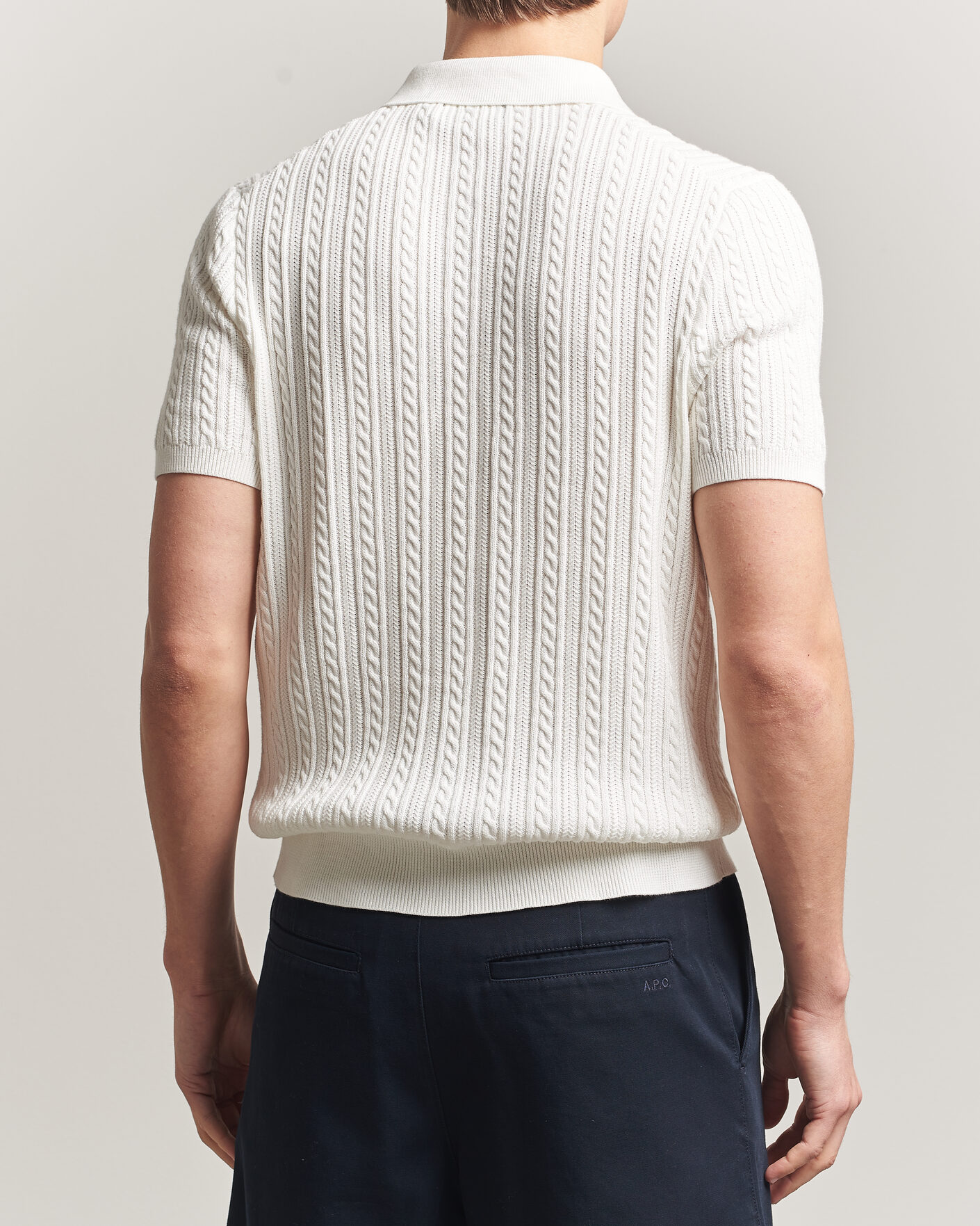 Herr | Pikéer | Polo Ralph Lauren | Cotton Polo Deckwash White/Navy