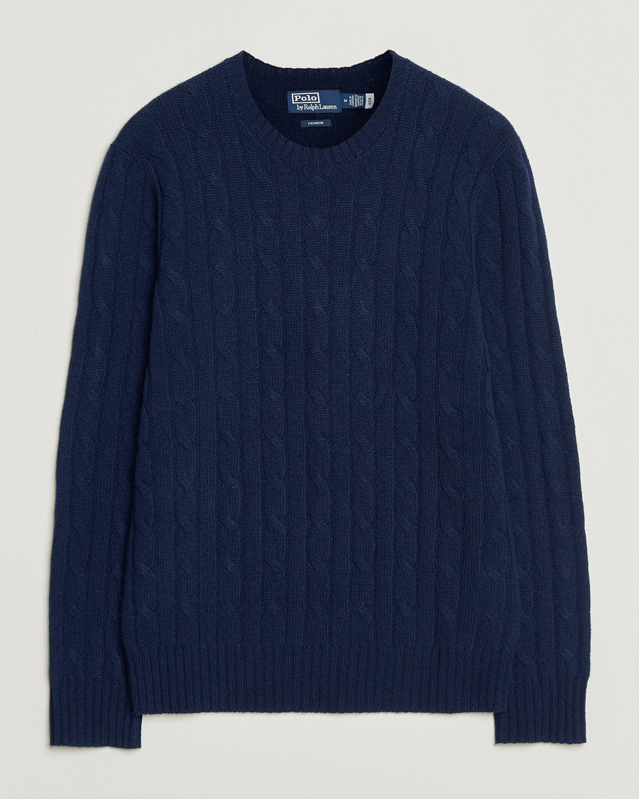 Herr | Tröjor | Polo Ralph Lauren | Cashmere Sweater Bright Navy