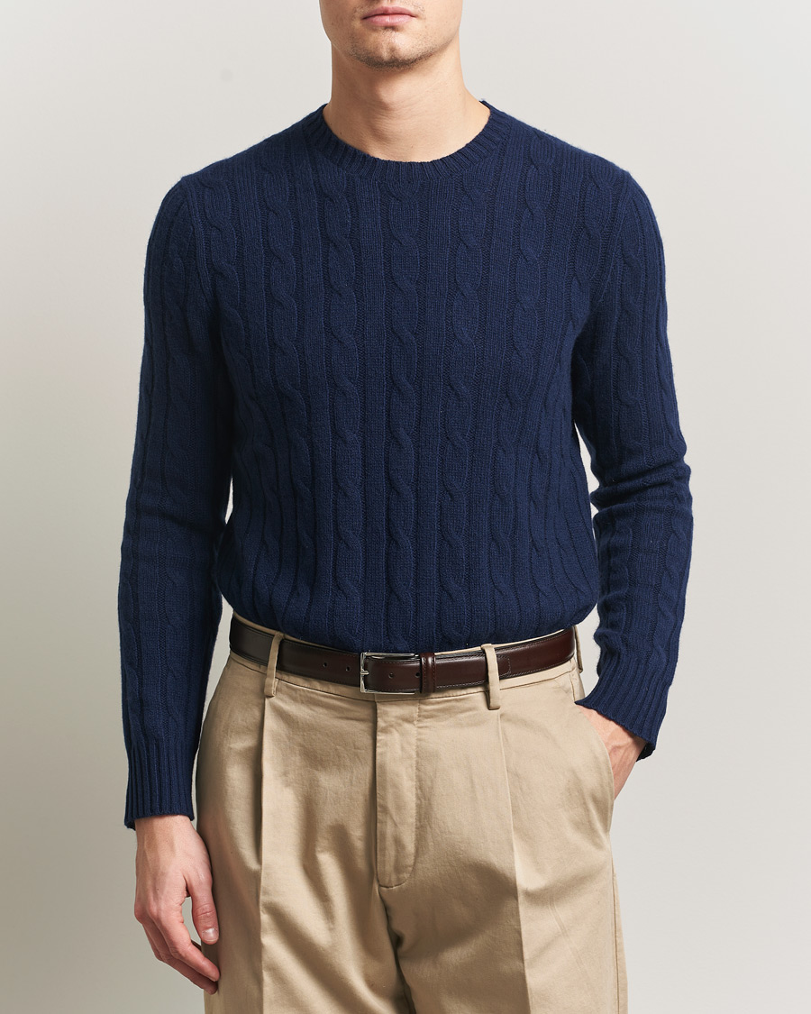 Herr | Tröjor | Polo Ralph Lauren | Cashmere Sweater Bright Navy
