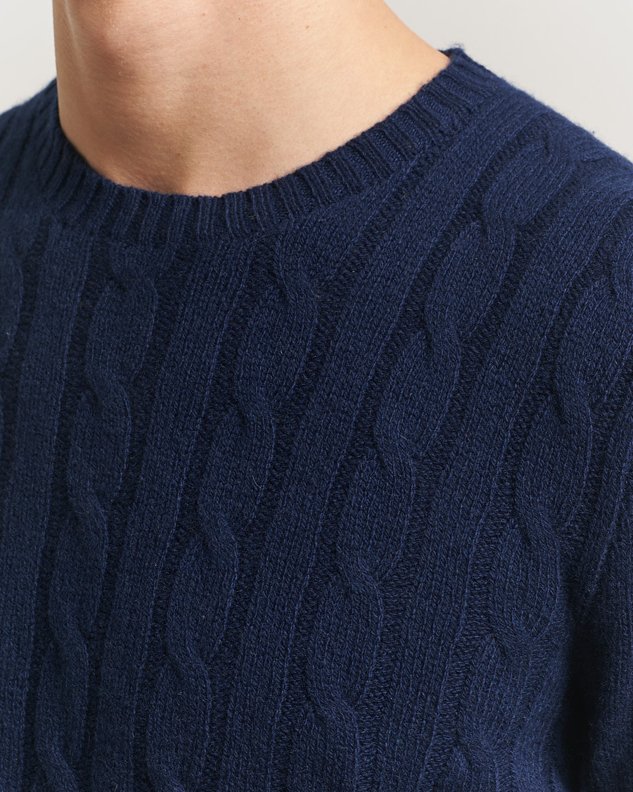 Herr | Tröjor | Polo Ralph Lauren | Cashmere Sweater Bright Navy