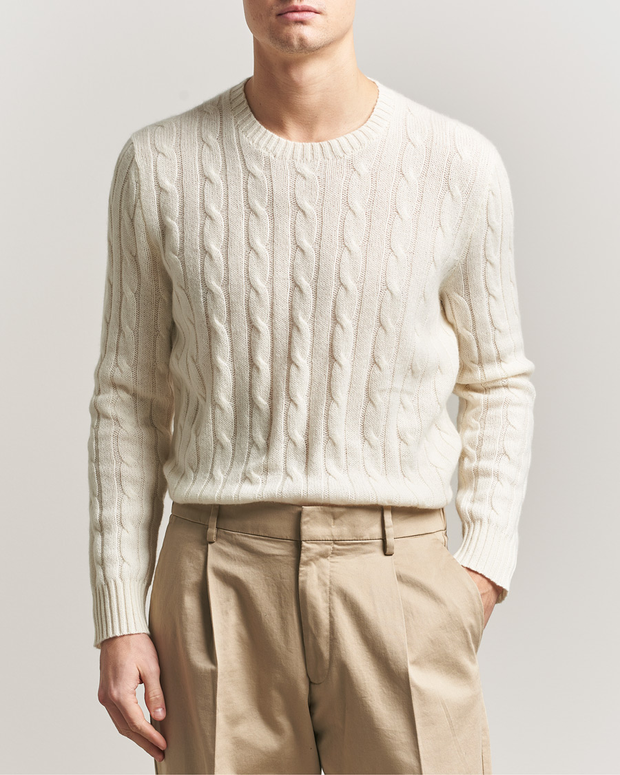 Herr | Tröjor | Polo Ralph Lauren | Cashmere Sweater Cream