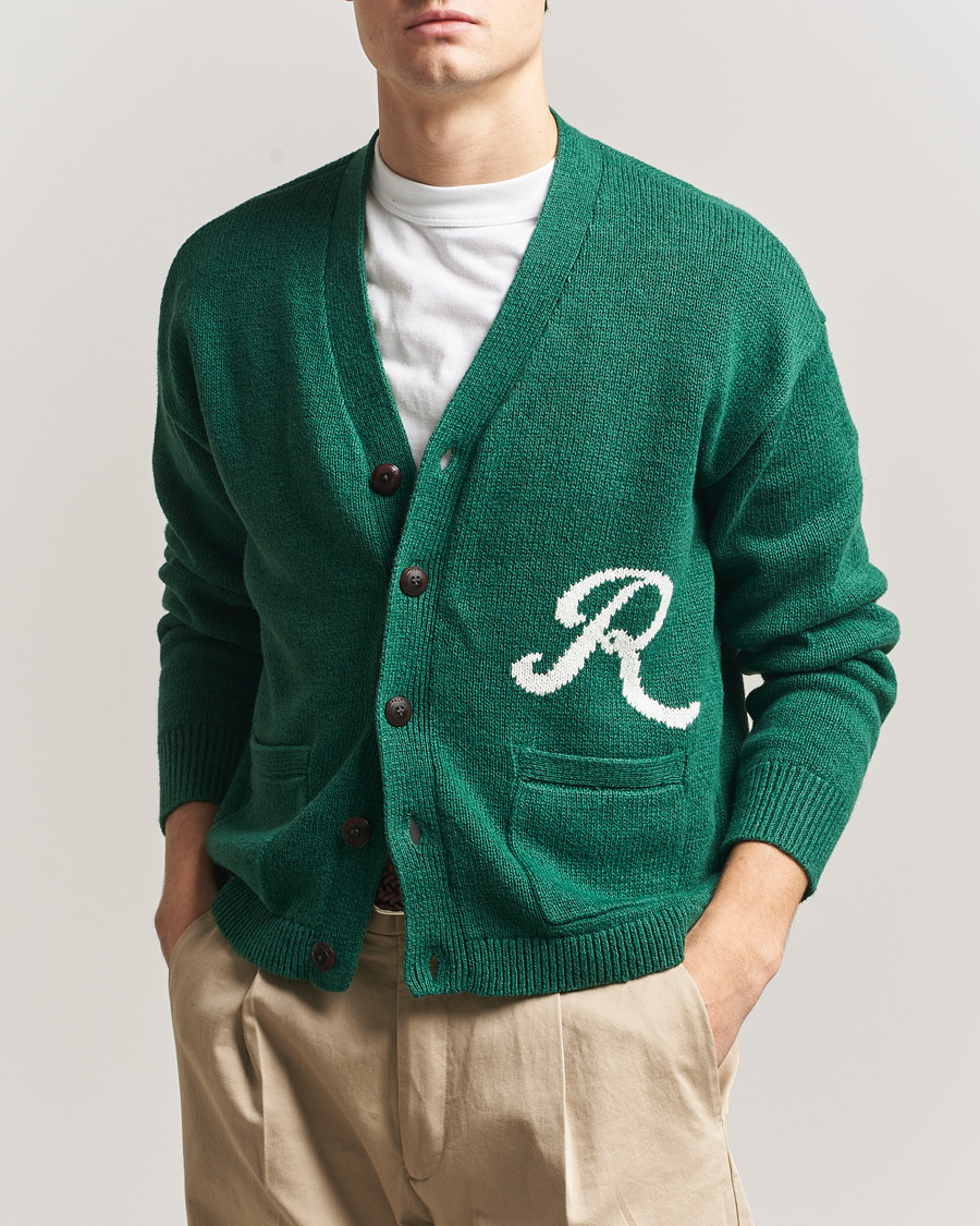 Herr | Tröjor | Polo Ralph Lauren | Linen Blend Cardigan Bay Green
