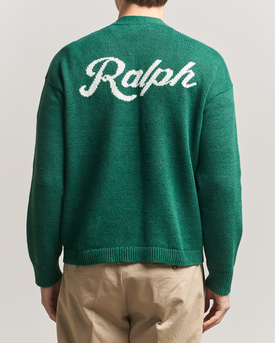 Herr | Tröjor | Polo Ralph Lauren | Linen Blend Cardigan Bay Green