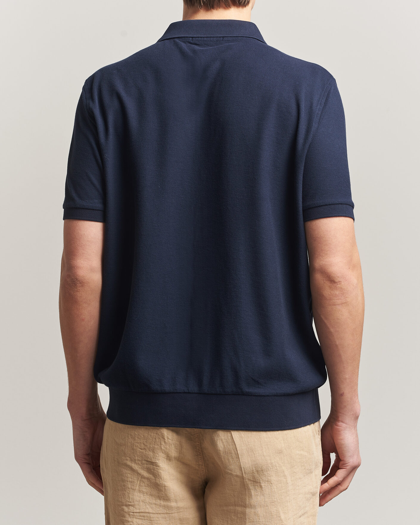 Herr | Pikéer | Polo Ralph Lauren | Cotton Knitted Polo Aviator Navy