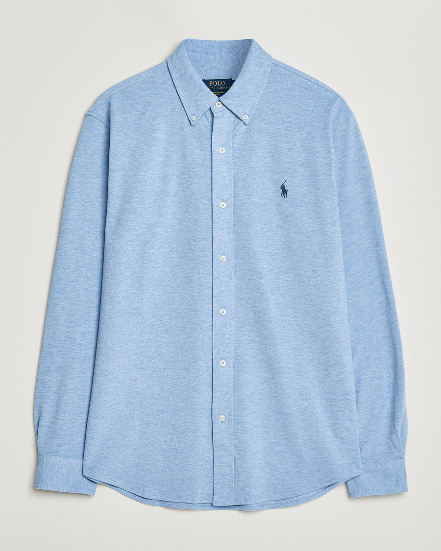 Herr | Skjortor | Polo Ralph Lauren | Featherweight Mesh Shirt Isle Heather