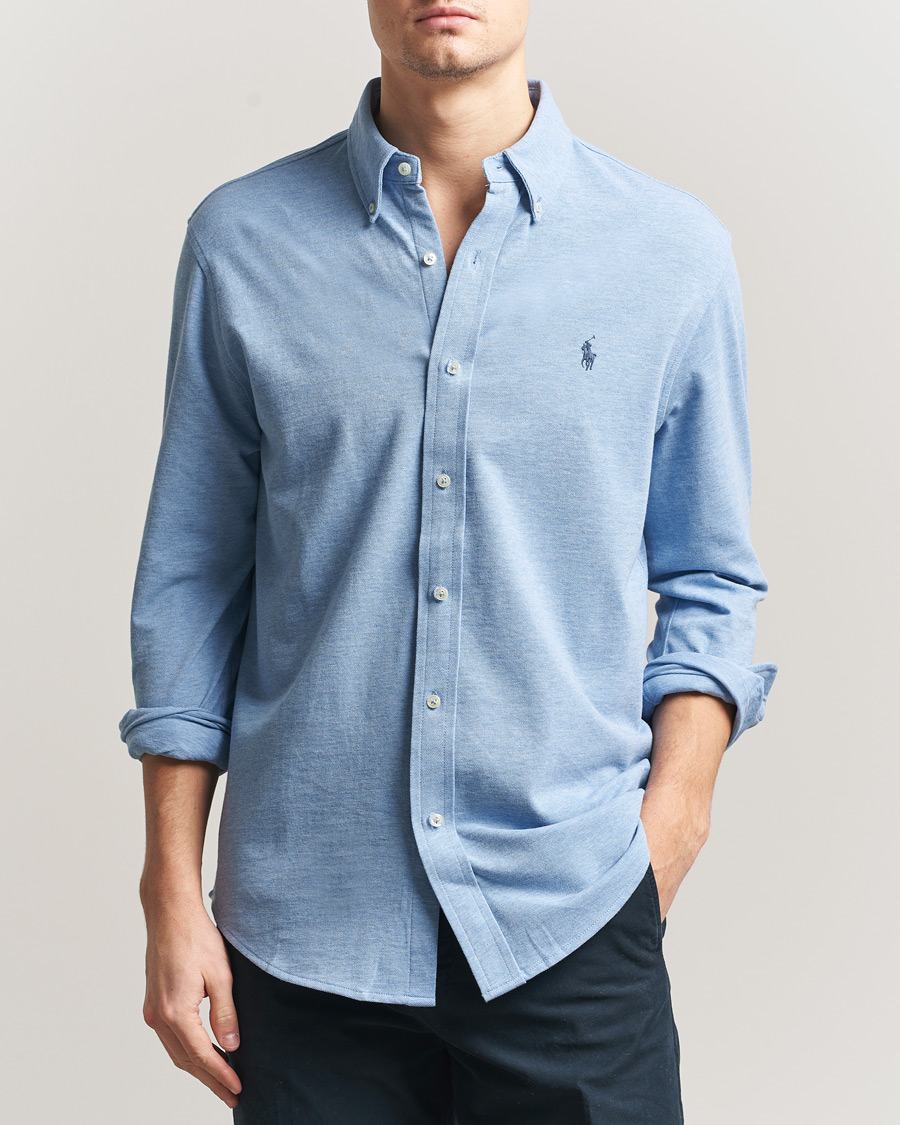 Herr | Skjortor | Polo Ralph Lauren | Featherweight Mesh Shirt Isle Heather