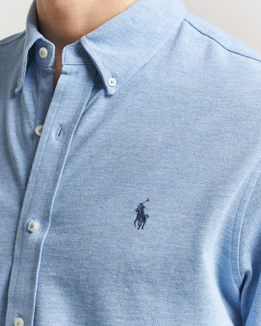 Herr | Skjortor | Polo Ralph Lauren | Featherweight Mesh Shirt Isle Heather