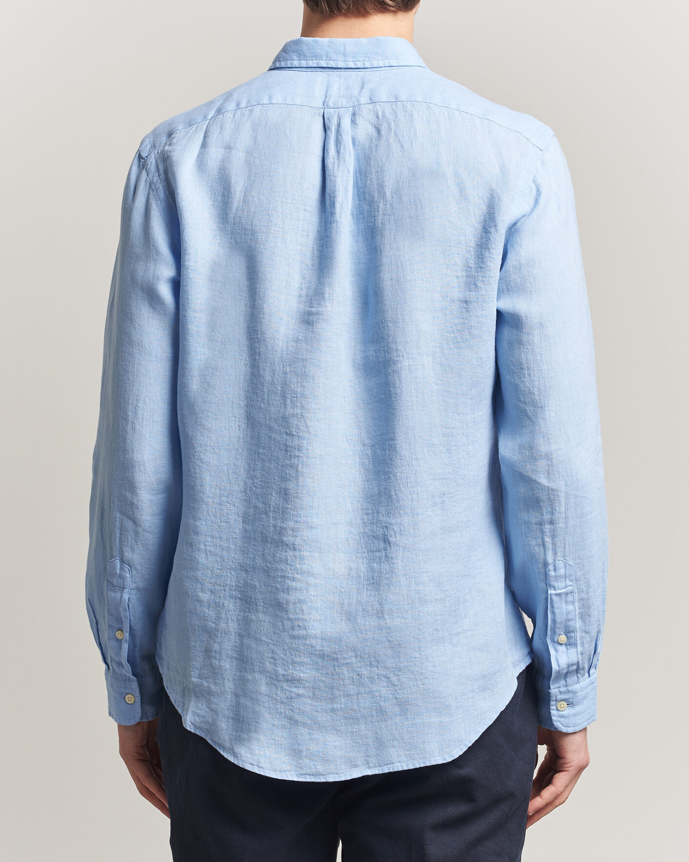 Herr | Skjortor | Polo Ralph Lauren | Slim Fit Linen Shirt Austin Blue